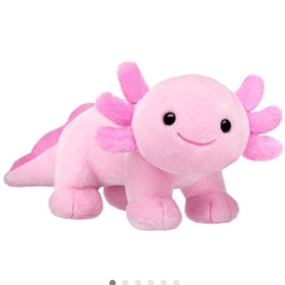 Like new Build-A-Bear Pink Axolotl With Pajamas 18-20" 2022 plush stuffed animal